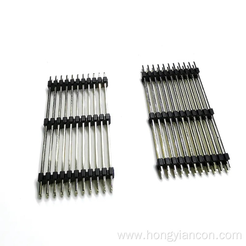2.54mm Double row straight pin header connector
